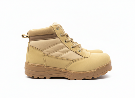 COMBAT SWAT HALF COLLAR TACTICAL BOOT (BEIGE)